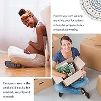 Vista 46 de Ozaiic - Calcetines de yoga para mujer con correas y agarres antideslizantes, ideales para pilates, Pure Barre, ballet, danza y entrenamiento