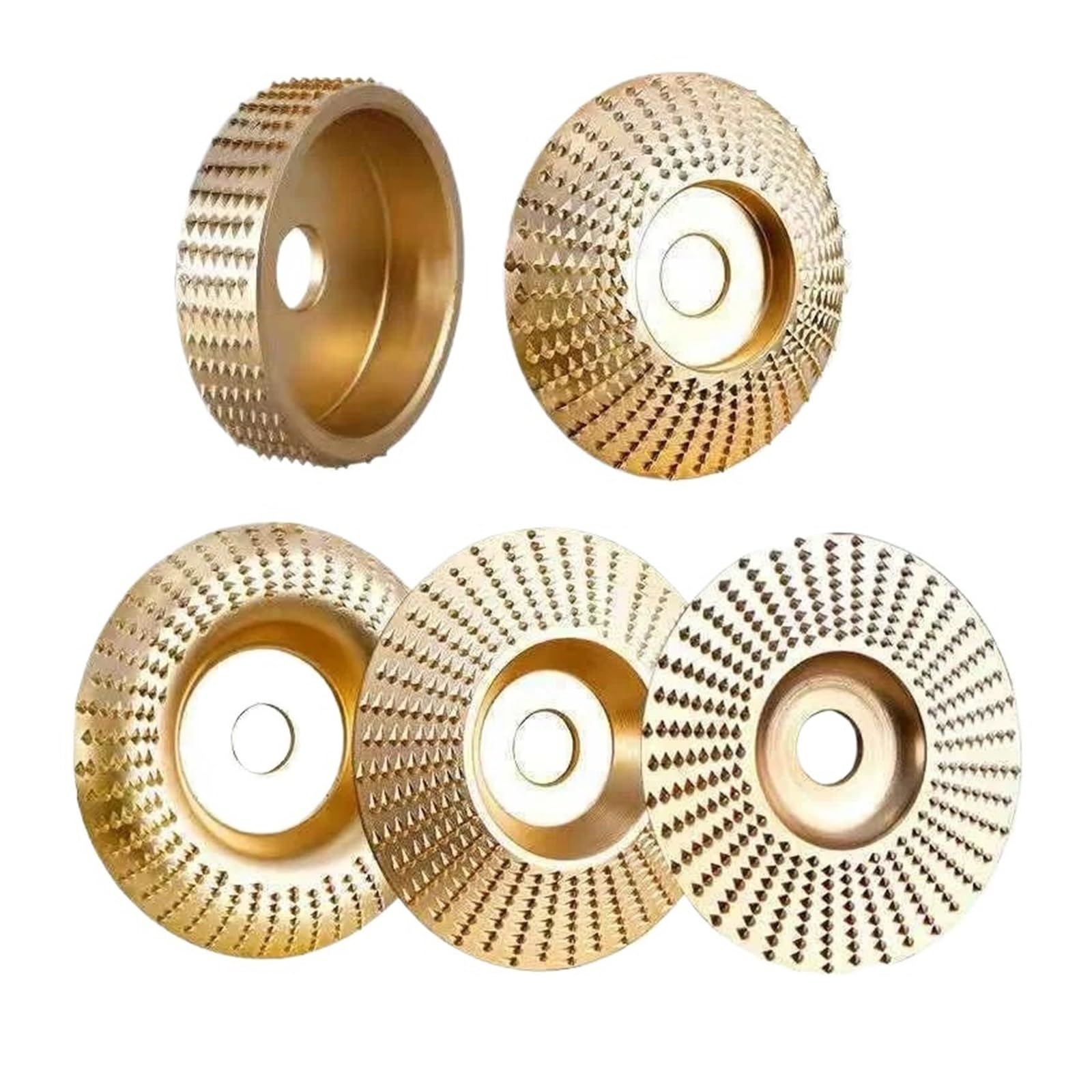 5-teiliges Holz-Schnitzrad- und Schleifscheiben-Set (16 mm)
