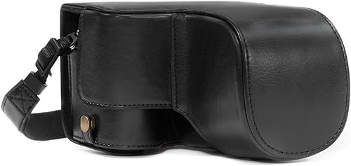 MegaGear MG1014 Ever Ready Leather Camera Case compatible with Sony Alpha A6500