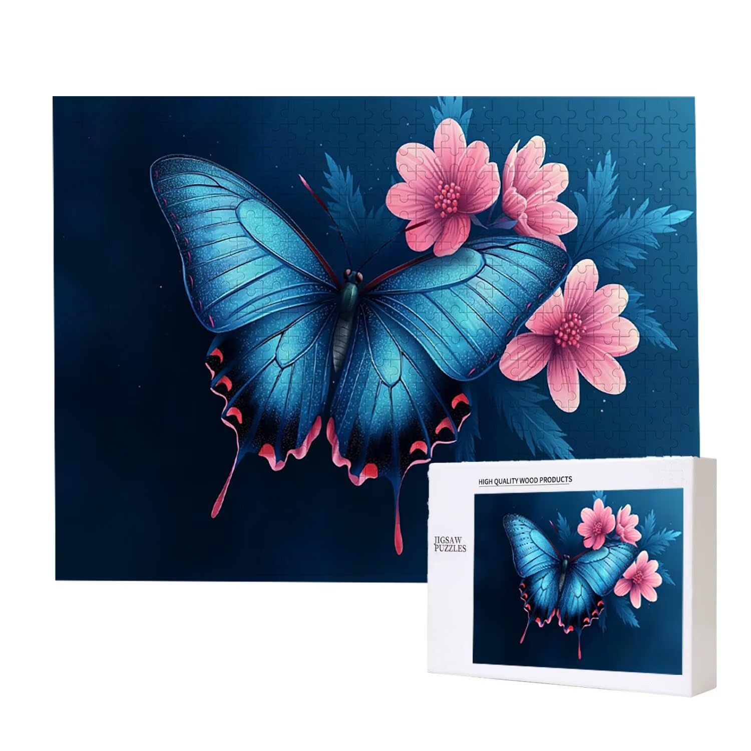 Puzzle 2000 elementów, puzzle dla dorosłych, wyzwanie puzzle, puzzle dla całej rodziny, napis na plecach, prezenty dla mężczyzn i kobiet, temat: (niebieska męska) z-529
