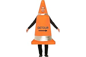 Hilarious Men's Traffic Cone Costume