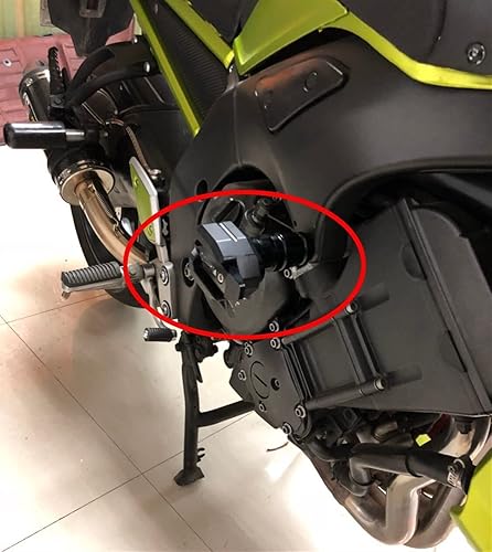 Miniatura 3 de Protector de carenado de motor para motocicleta, protección contra caídas CNC para Yamaha MT-03 MT-25 YZF R3 R25 (color A verde)