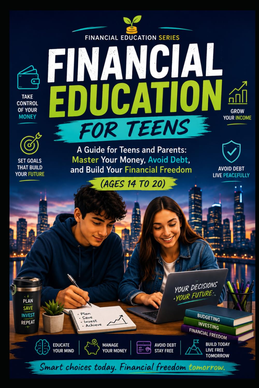 FINANCIAL EDUCATION FOR TEENAGERS (Ages14 to 20): A Guide for Teens and Parents: Master Your Money, Avoid Debt, and Build Your Financial Freedom (Financial education for children and young people)