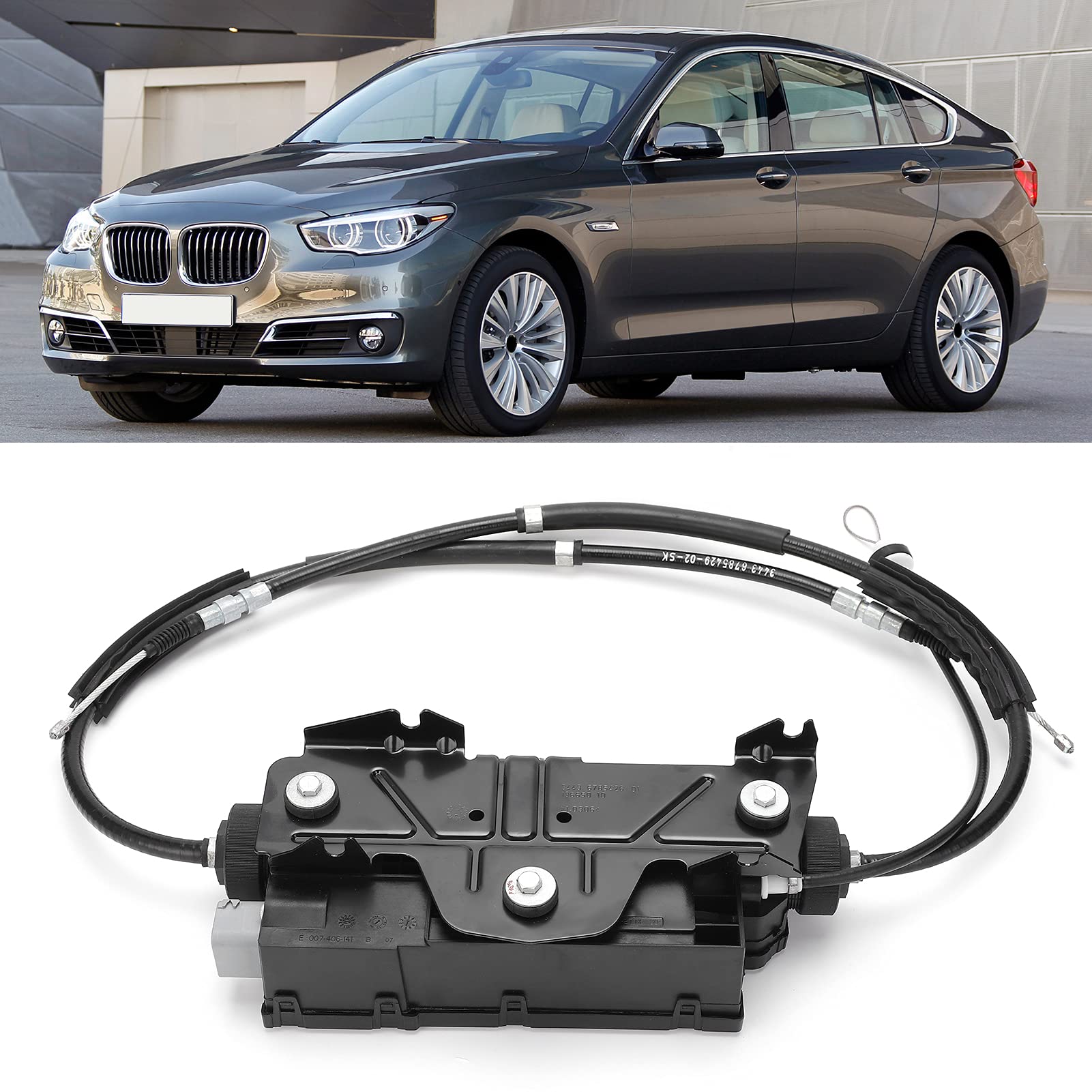 Reemplazo de la unidad de control del actuador del freno de estacionamiento trasero XTevu para BMW Serie 5 GT F07 2009-2016 - Compatible con 34436874219, sistema de control de frenos automotriz, actua