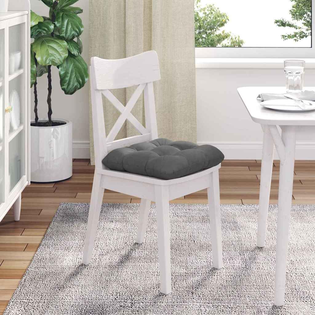 Set di 4 cuscini per sedie, 40 x 40 cm, in tessuto in microfibra, sfoderabili, morbidi cuscini imbottiti per divano, sedia da sala da pranzo, sedia da ufficio e soggiorno