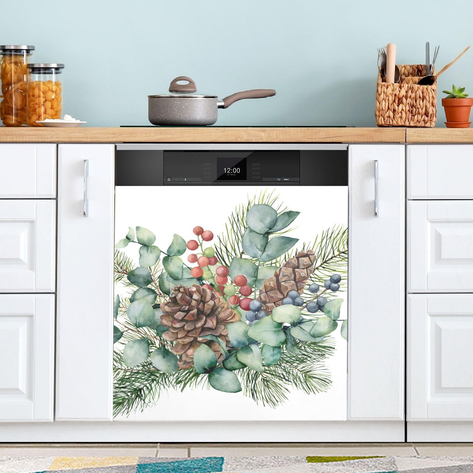 Magnetique Lave Vaisselle Indicateur Magnétique Pour Lave Vaisselle Tabanzhe 4 Panneaux 351487