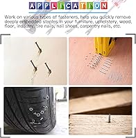 Vista 7 de Glarks Juego de 4 herramientas para quitar uñas, incluye alicates de corte de extremo de 7 pulgadas, punta en U flexible de 4 pulgadas y extractor