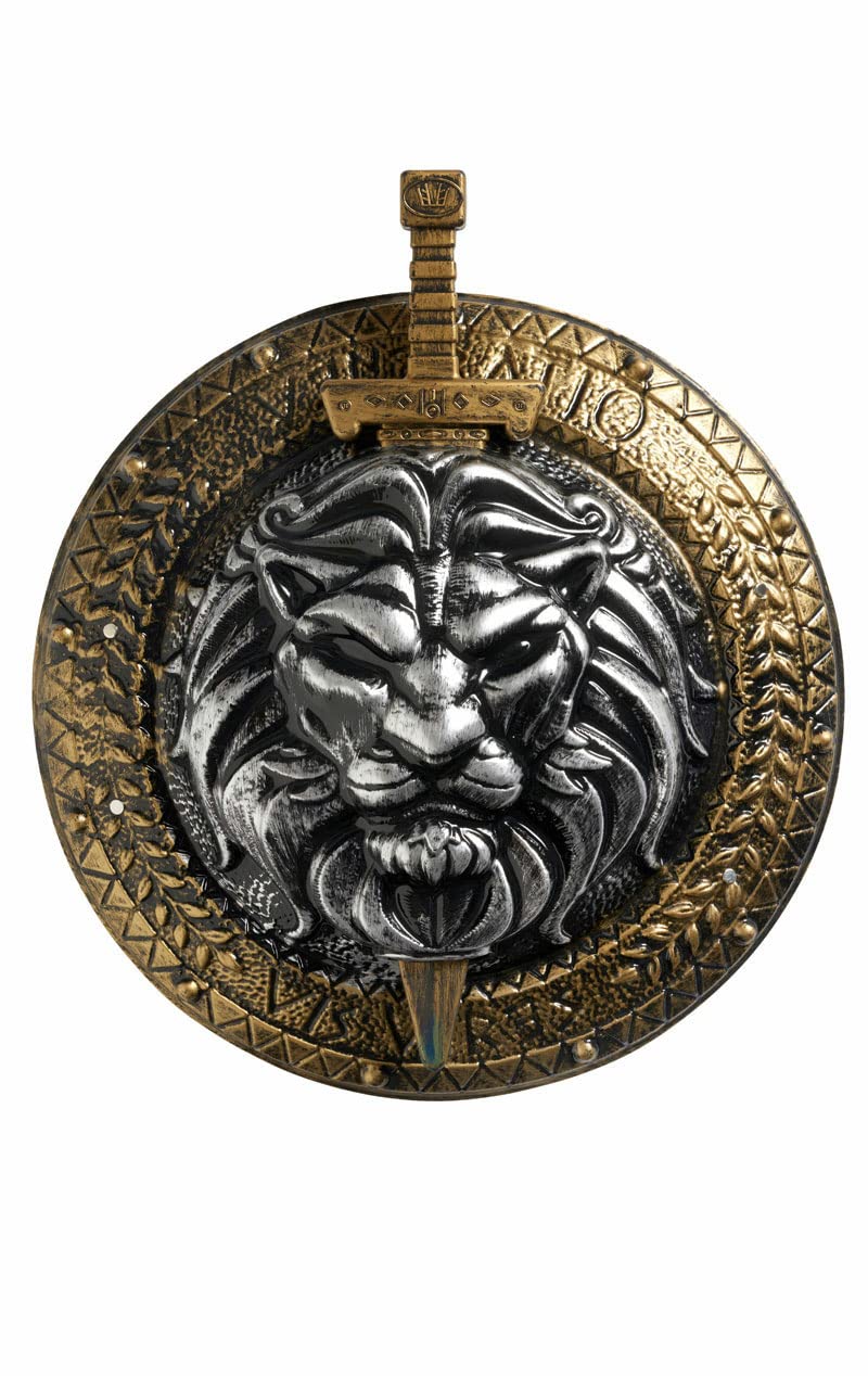 ORION COSTUMES Unisex Gold and Silver Roman Gladiator Sword and Shield Accessory