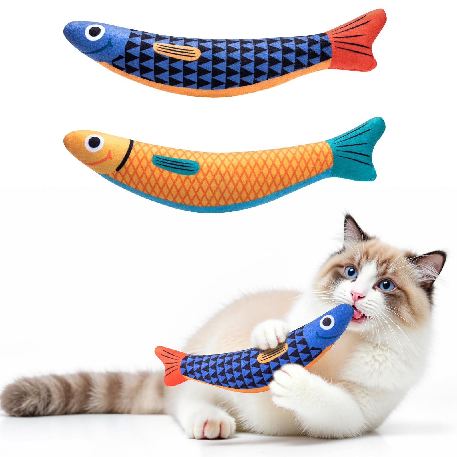 Juguetes para gatos interactivos suaves con cascabel y vid para gatitos