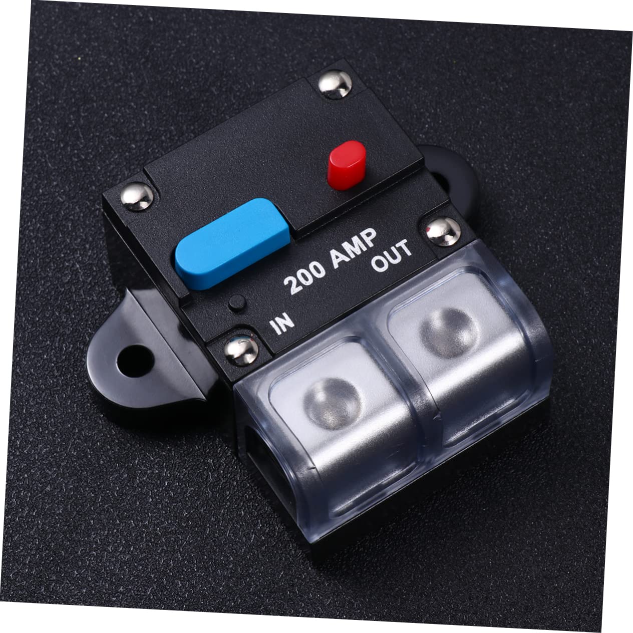 Disyuntor Reiniciable para Coche, Protección contra Sobrecarga, Reinicio Manual, 200, Fácil Instalación, para Audio y Doble Batería