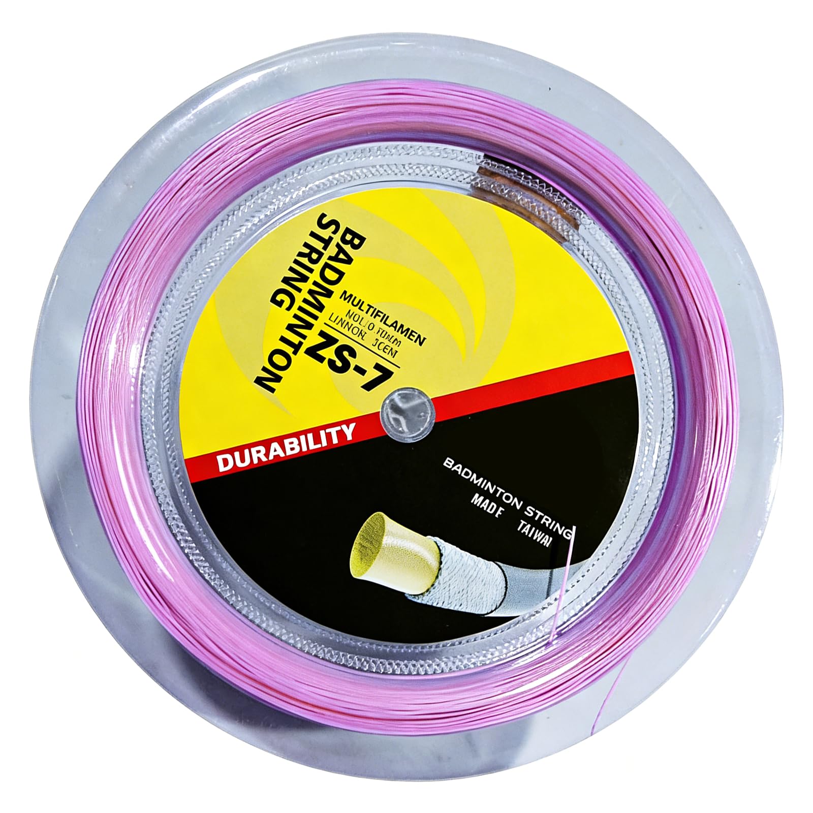 Cuerda de bádminton profesional de 200 m de longitud, cuerda de nailon para juego constante y uso extendido, línea de nailon