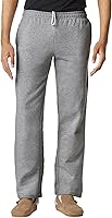 Gildan Adult Fleece Open Bottom Sweatpants with Pockets - Style G18300, Cozy 50/50 Cotton Poly Blend for Ultimate Comfort