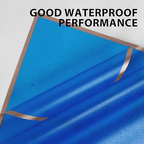 Vista 31 de NESCCI Papel de regalo de flores de 20 hojas, papel de regalo de ramo floral impermeable, suministros de floristería, papel de embalaje para regalo