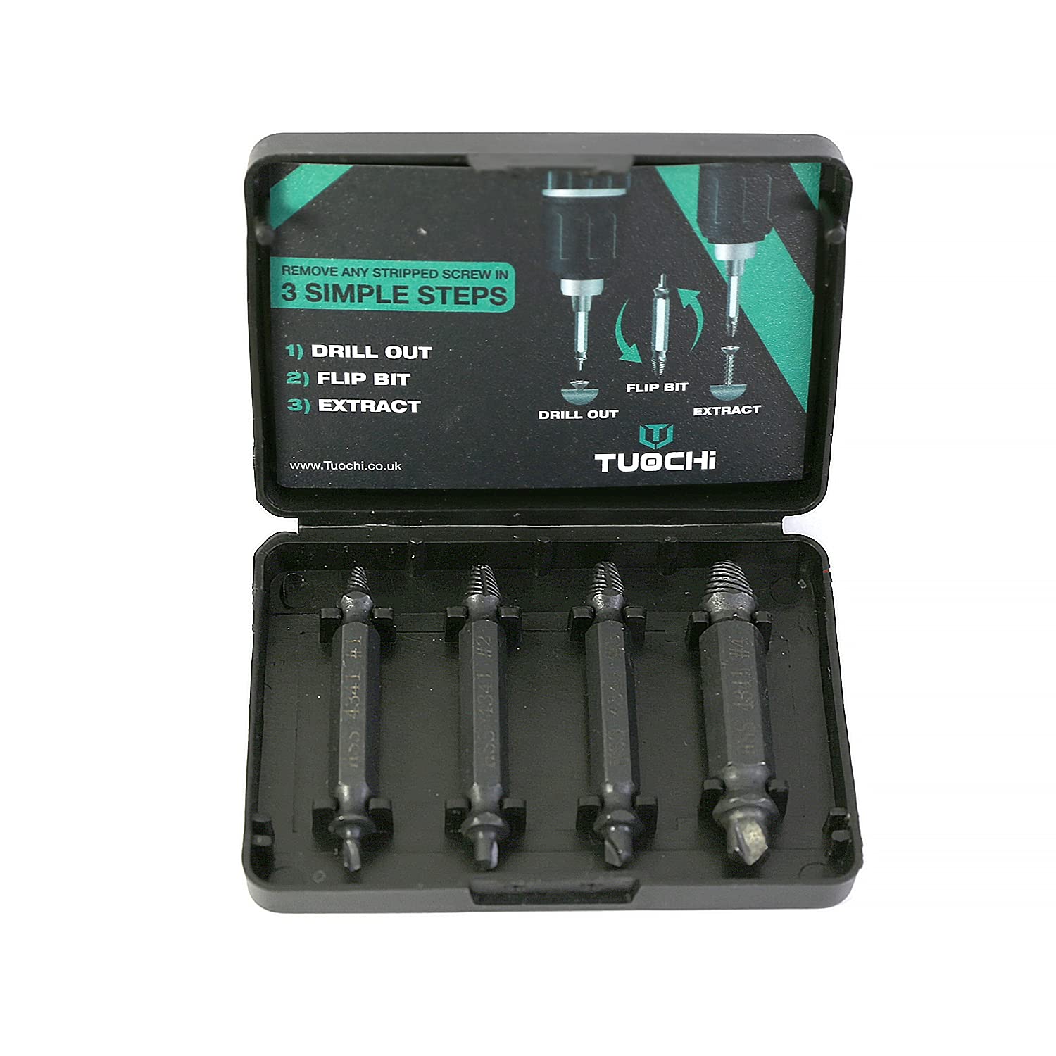 Buy Tuochi Damaged Screw Remover and Extractor Set, Easily Remove