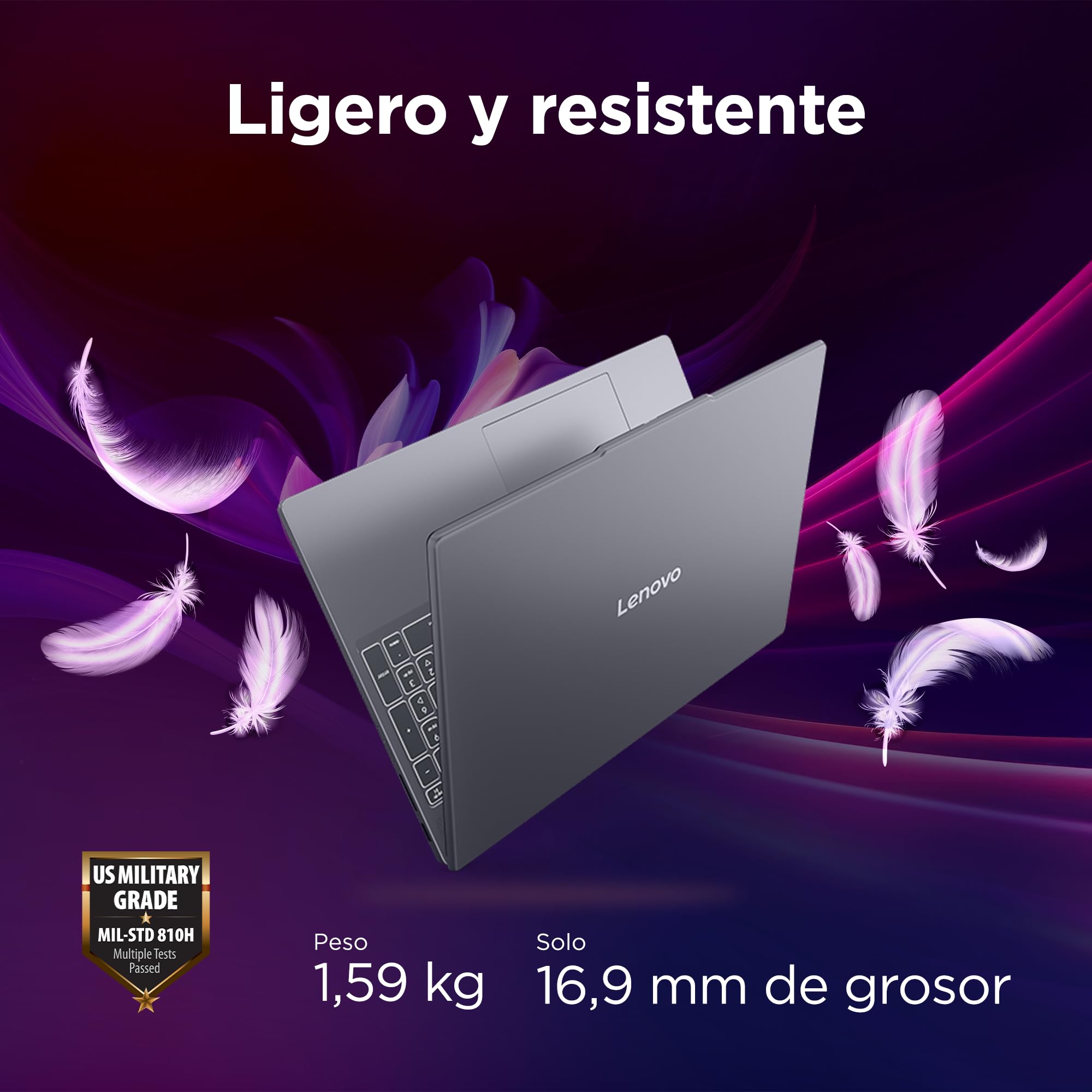 Lenovo IdeaPad Slim 3 Gen 10 – Ordenador Portátil 15.3" WUXGA (Intel Core i7-13620H, 16 GB RAM, 1TB SSD, Gráficos Intel UHD, Wi-Fi 6, Windows 11 Home) Teclado QWERTY Español - Gris Luna