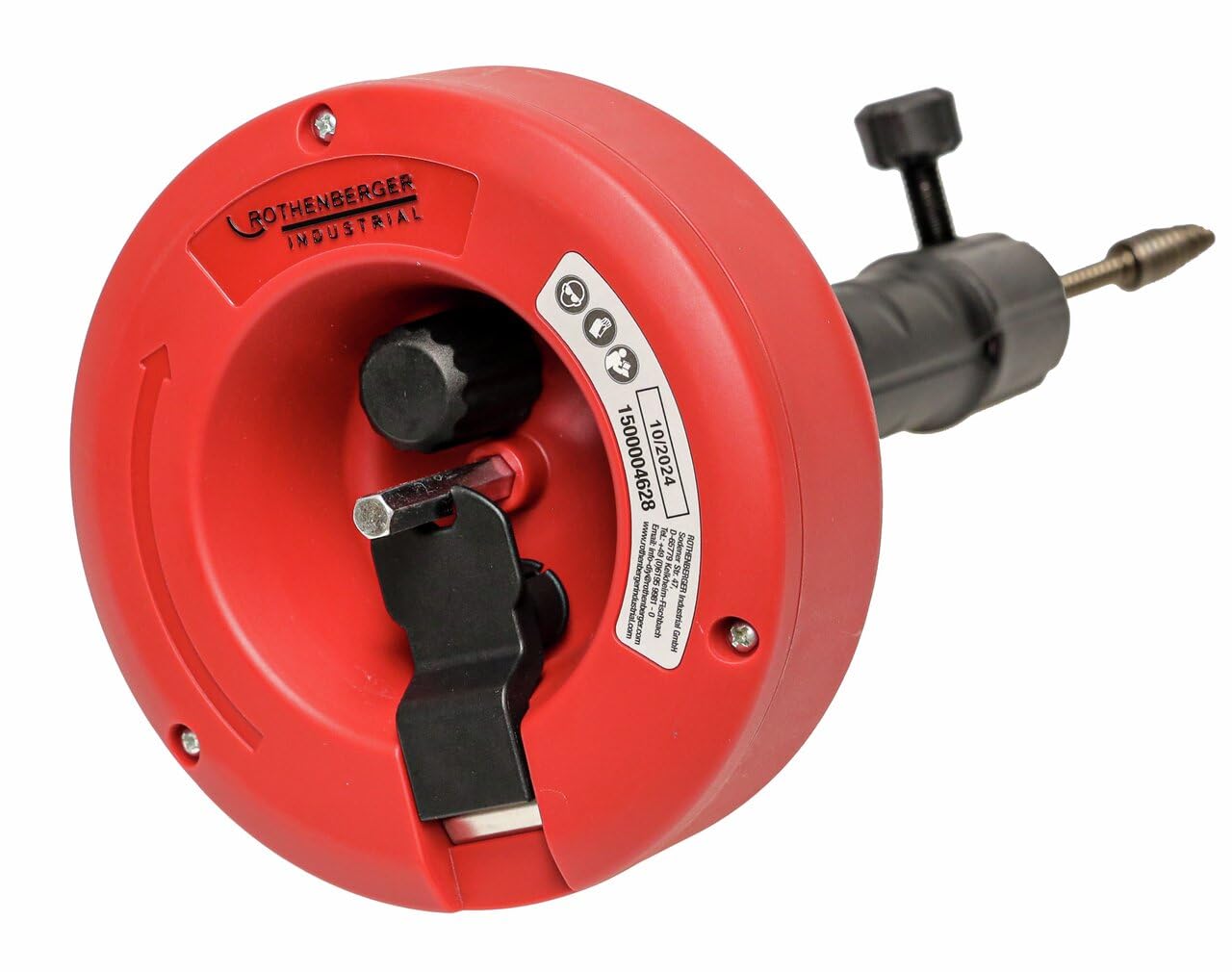 ROTHENBERGER Industrial 1500004628 - Espiral para limpieza de tuberías (4,5 m, desagüe, desagüe, desagüe, desagüe, limpieza de tuberías en baño o cocina)