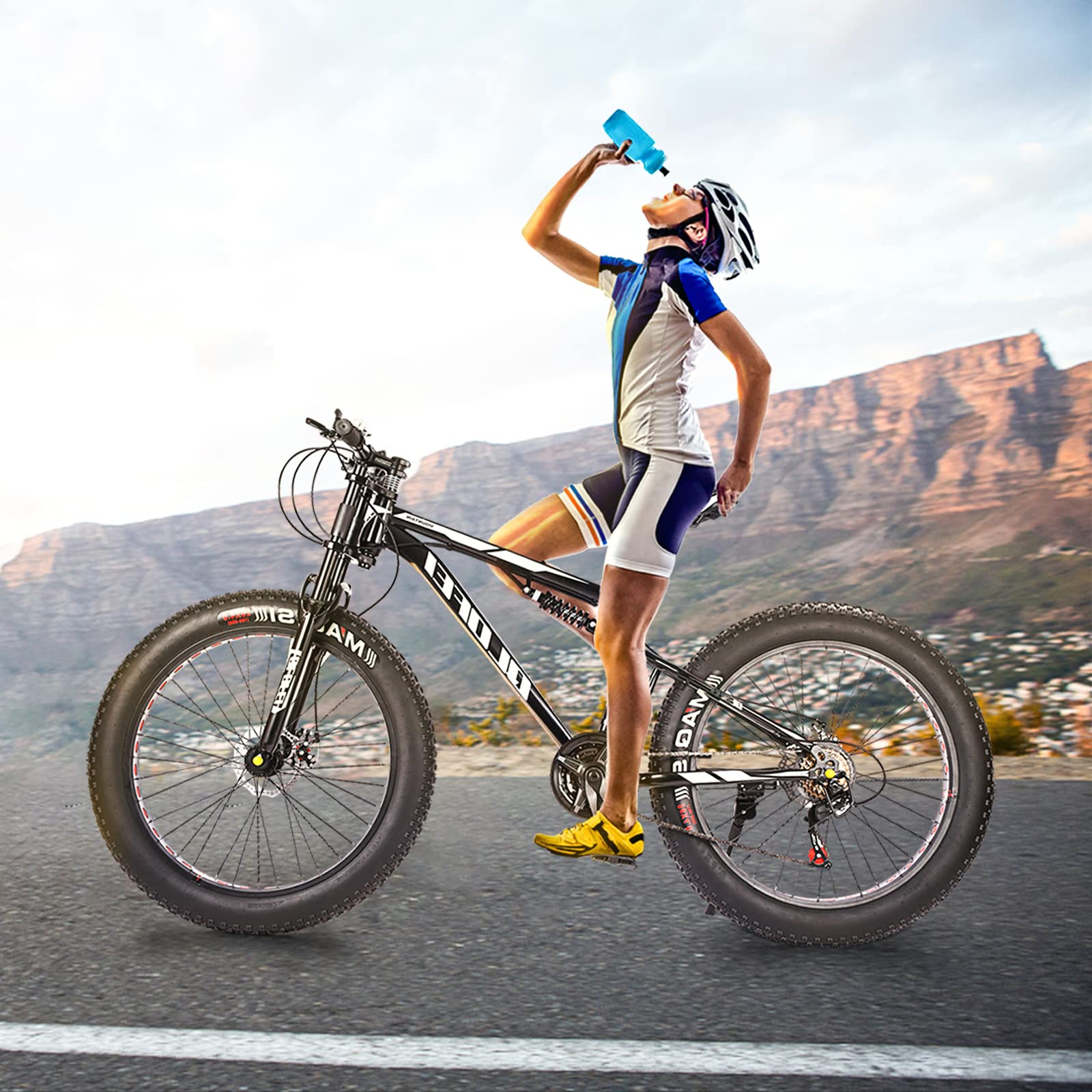 Fat Tire Bikes for Men 26 Inch, Fat Tire Mountain Bike for Women