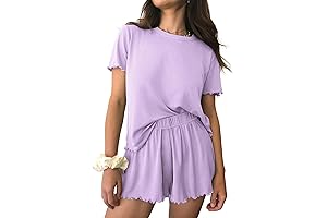 Purple Pajamas for Women Set - Sweet Dreams in Comfort