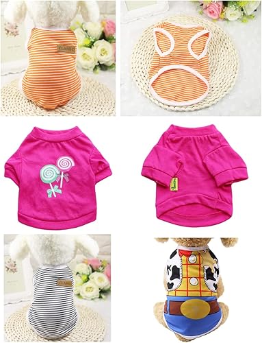 Miniatura 2 de Camisetas para mascotas lindas camisetas de verano sin mangas para perros y gatos