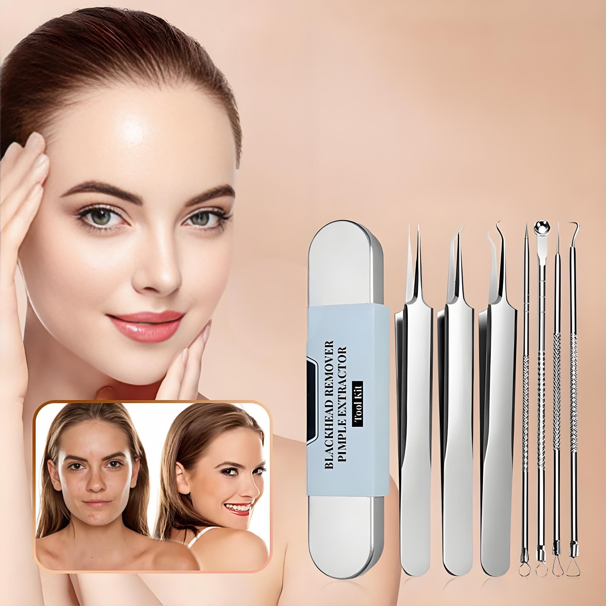 Derma Booster スターターセット Amazon.com: Professional Dermatologist Tool Kit, Blackhead Remover