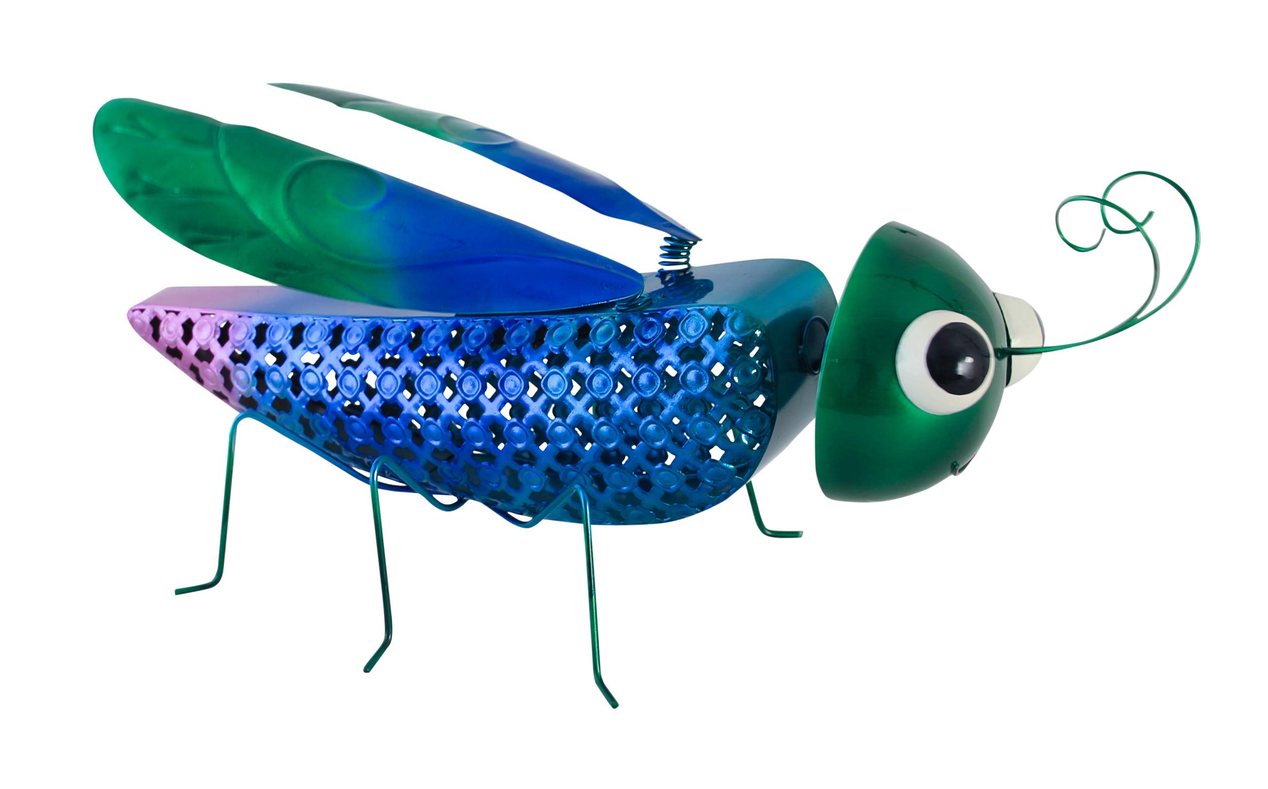 Luxform White Lighting Solar Powered Dragonfly Garden Ornament