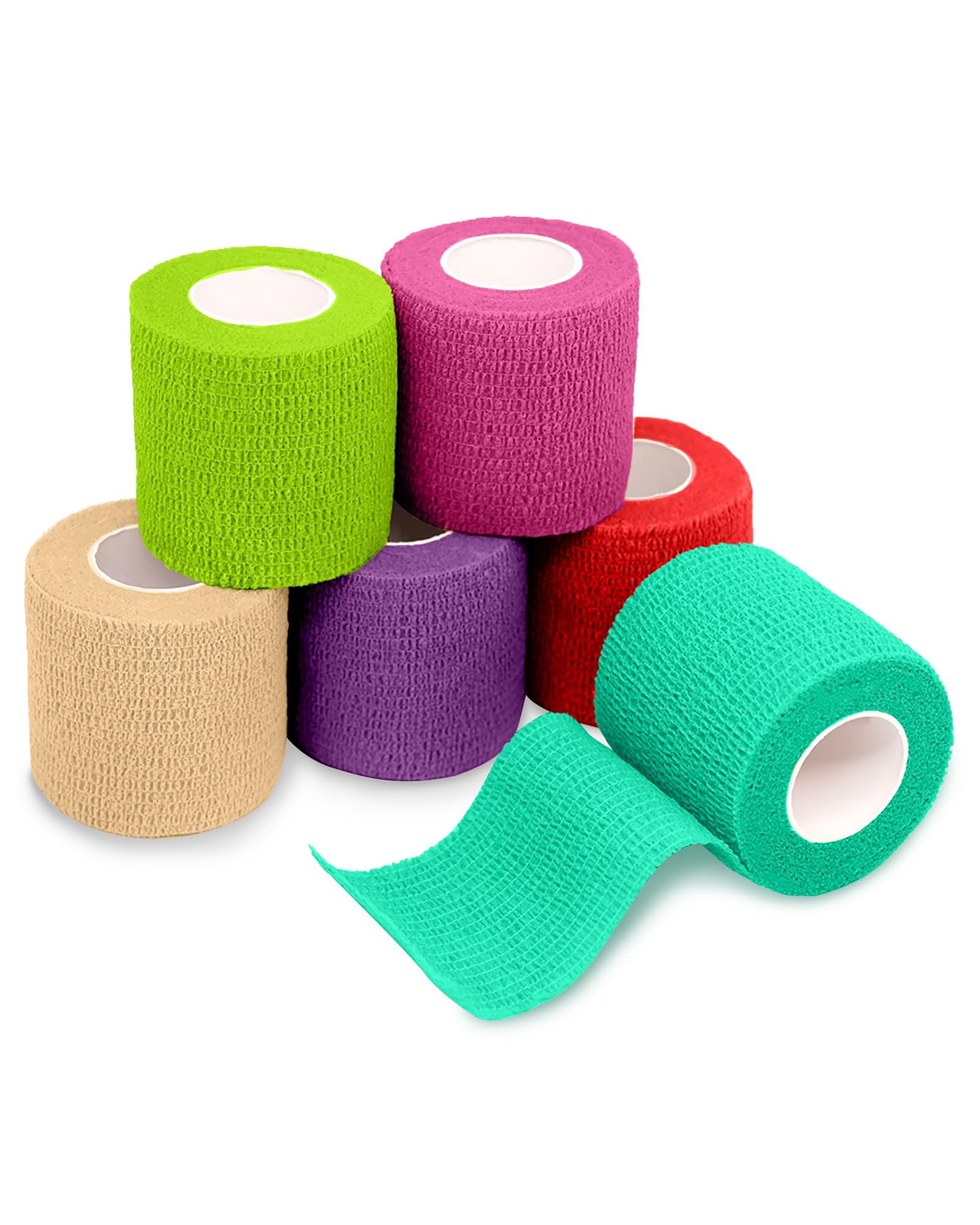 FriCARE Self Adhesive Bandage Wrap, Medical Tape in First Aid Kit