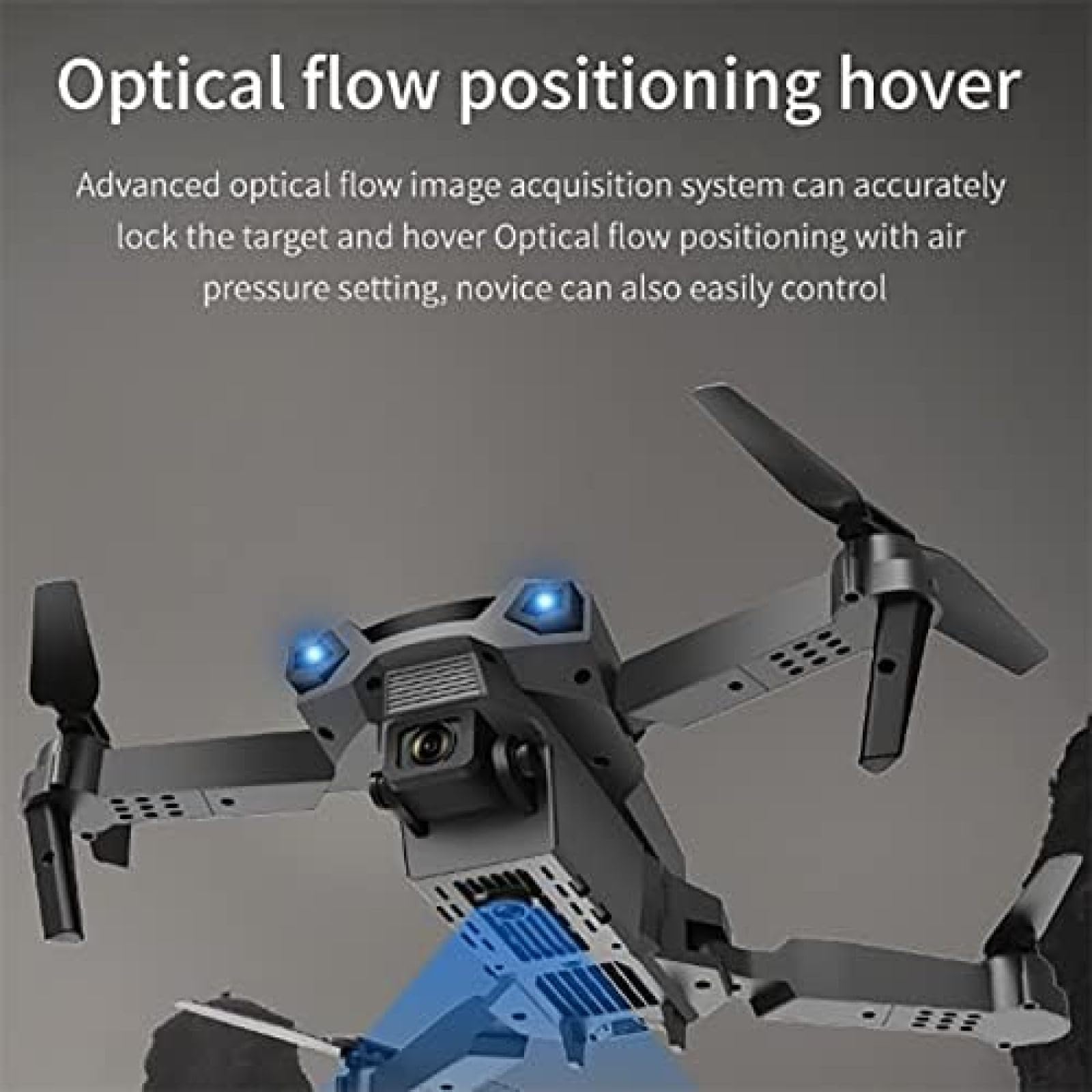 Dron z kamerą dla dorosłych, czujnik podczerwieni do unikania przeszkód RC Drone, profesjonalny podwójny aparat szerokokątny 4K HD 170°, czas lotu 25 minut, prezent dla dzieci, A