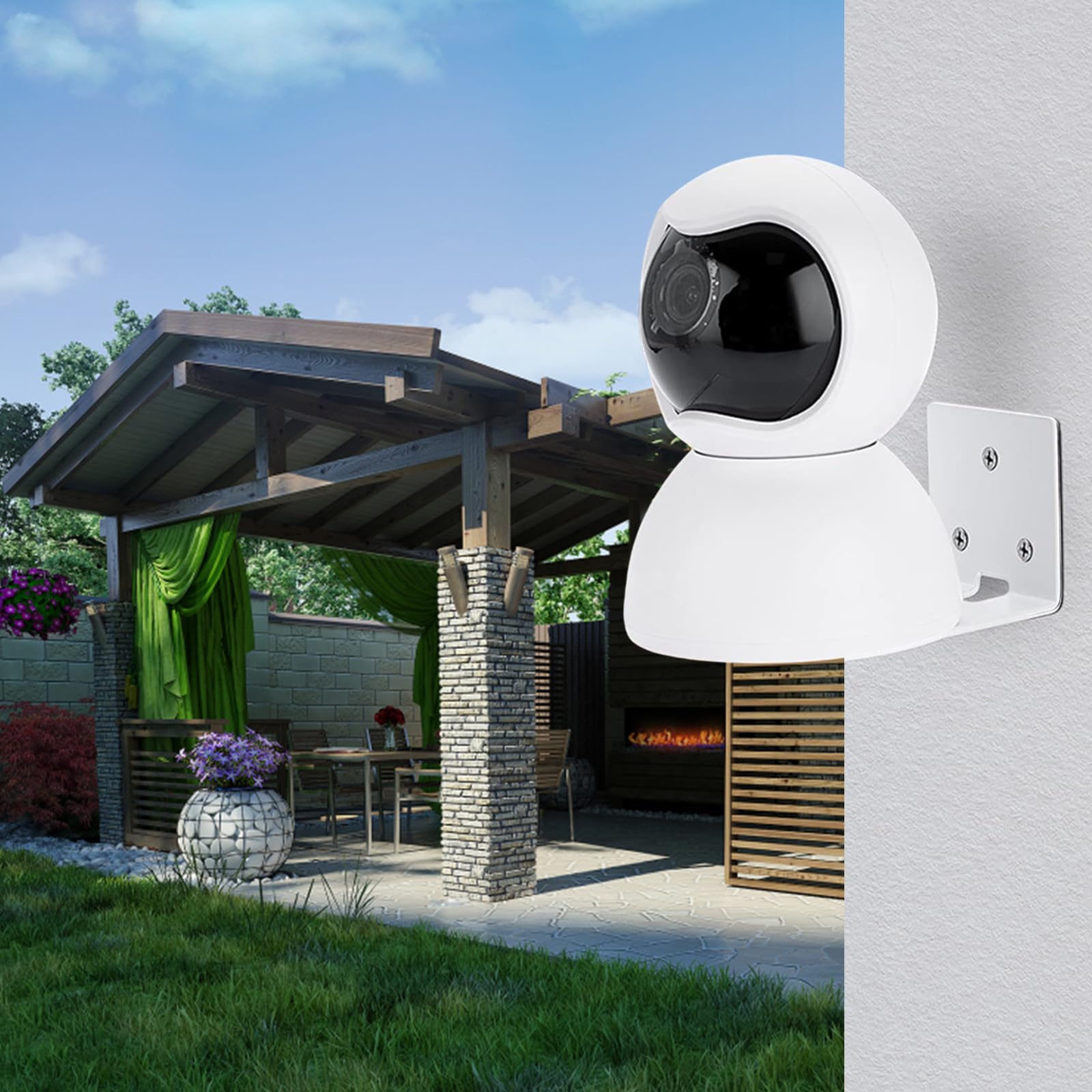 Staffa Di Montaggio Per Telecamere Di Sorveglianza - 3 Pezzi, Regolabile, Per Parete O Soffitto - Foto 9