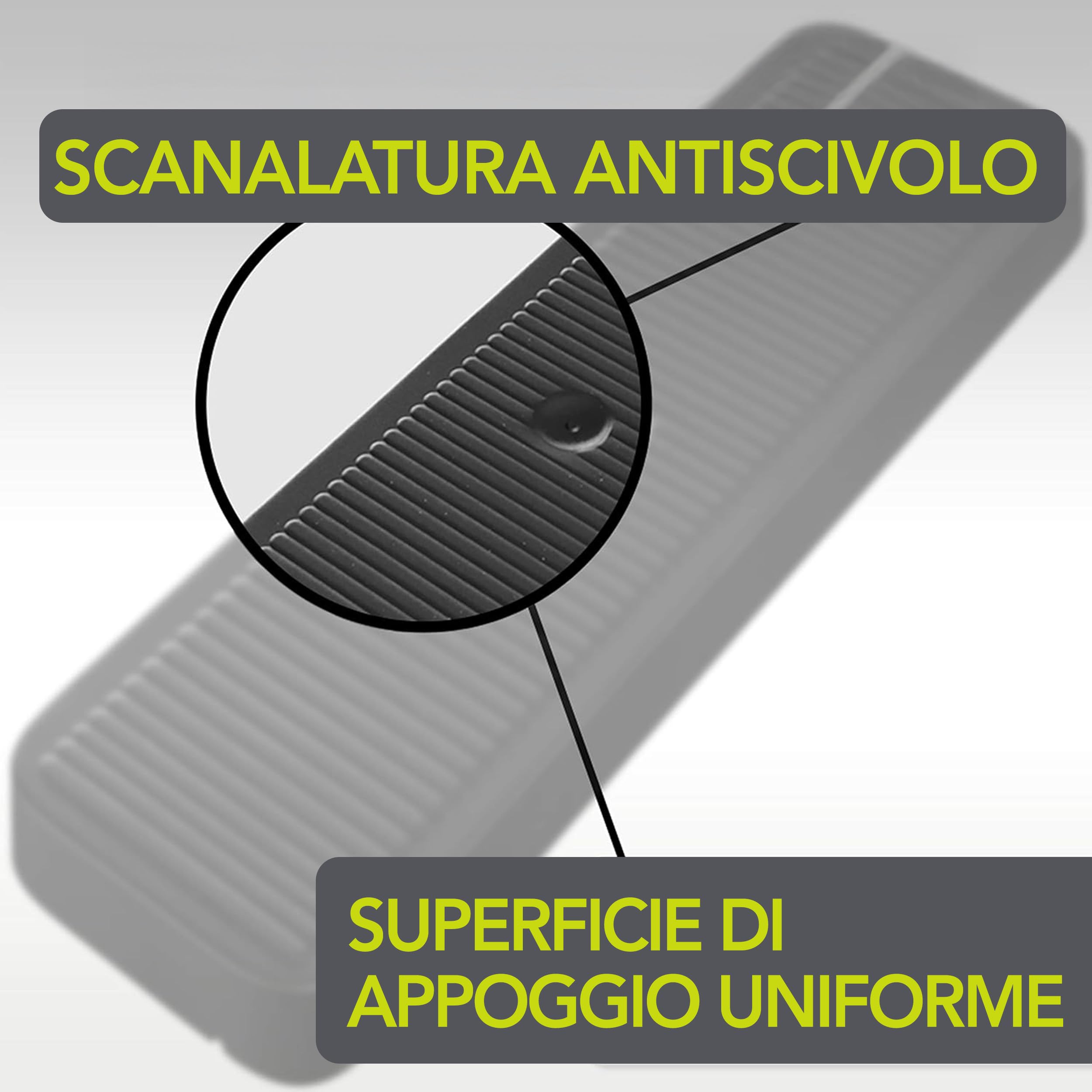 INNONEXT® Distanziatori | Blocchi per vetri | 24 x 100 mm Mix | Made in Germany | in set: 1, 2, 3, 4, 5, 6 mm | Piastre inferiori, distanziatori in plastica, distanziatori