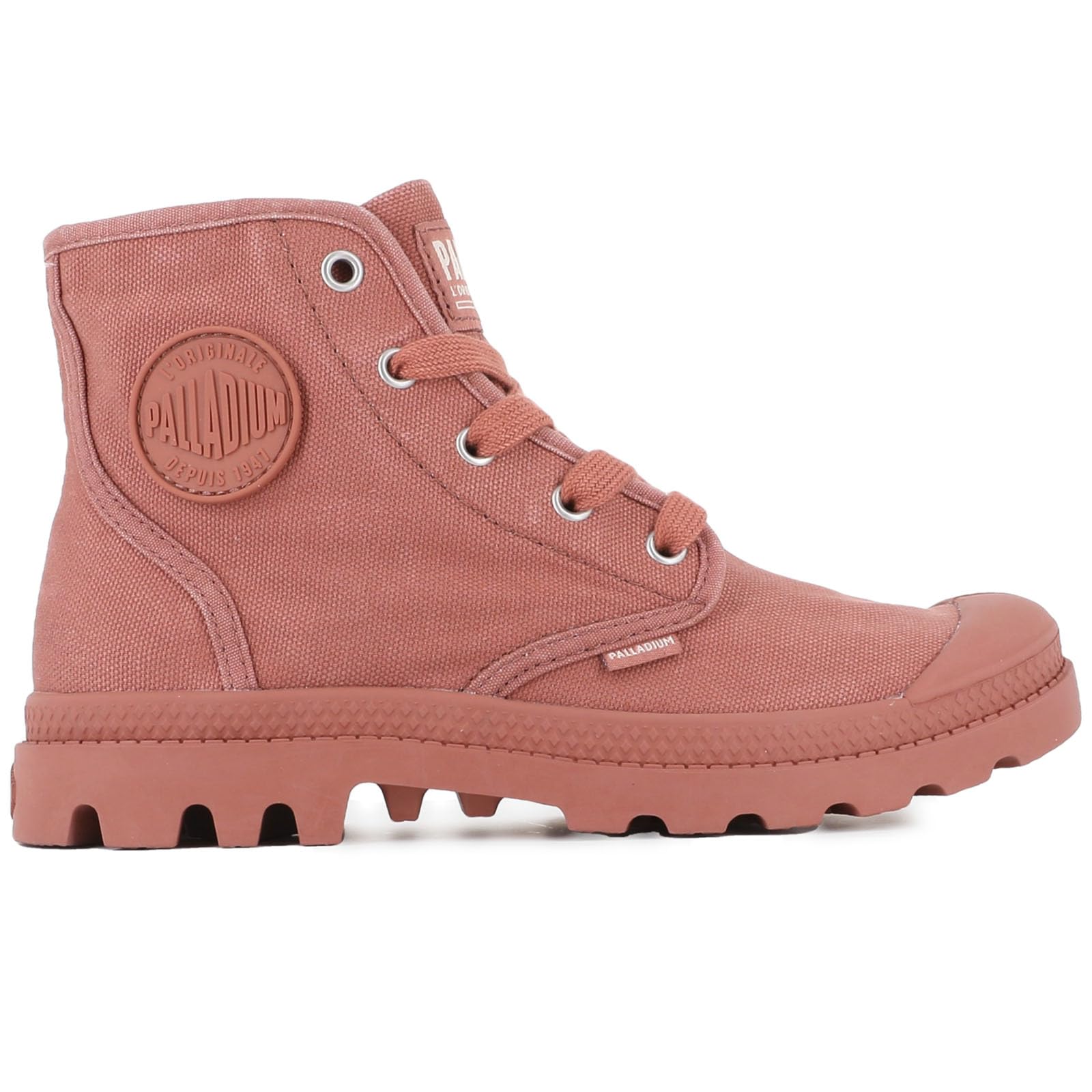Palladium Pampa Hi, Botas Cortas al Tobillo Mujer, Rojo, 43 EU