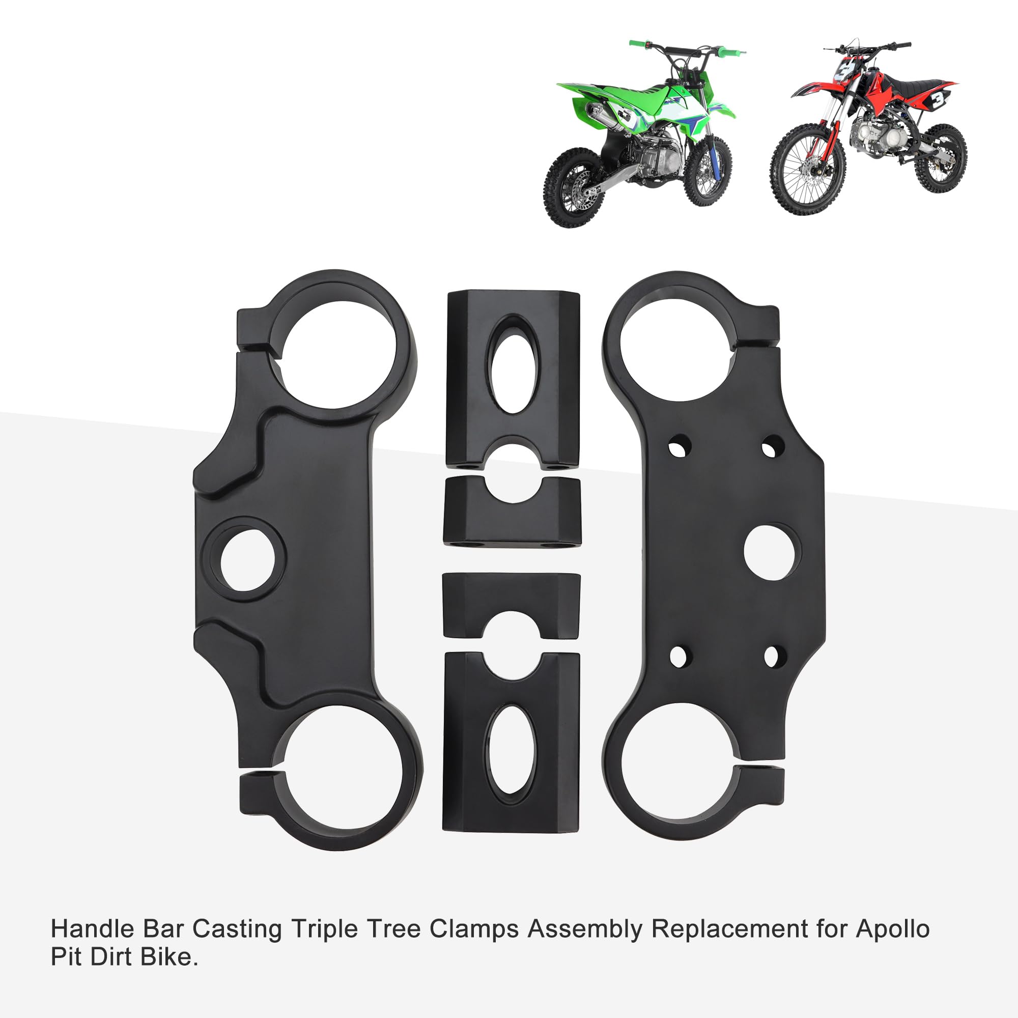 GOOFIT Manubrio Casting Triple Tree Morsetti di ricambio per Apollo Pit Dirt Bike