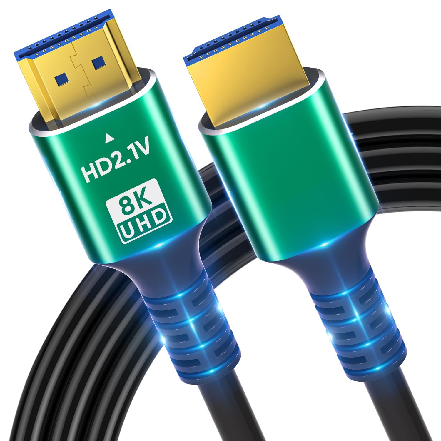 8K HDMI Cable 48Gbps Ultra High Speed 2.1 HDMI Cable Cord-4K@120Hz 8K@60Hz, DTS:X, HDCP 2.2 & 2.3, HDR 10 Compatible with Roku TV/PS5/HDTV/Blu-ray (1.5 meter)-image-19