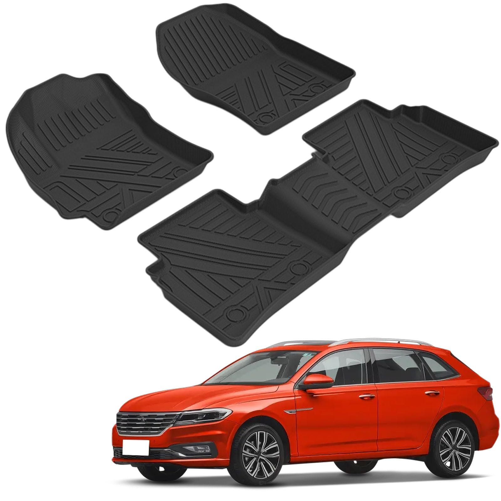 PAPEP Floor Mats for Toyota Lavida Pure Gasoline 2021-2024 RHD