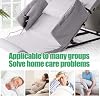 Medical Pillow Lifter, 2-80° Electric Lift Bed Backrest with Armrests, Portable Medical Sit-Up Back Rest Chair for Neck Head and Lumbar Support, Load-Bearing 300kg, Lifting Backrest for Bed(70cm)