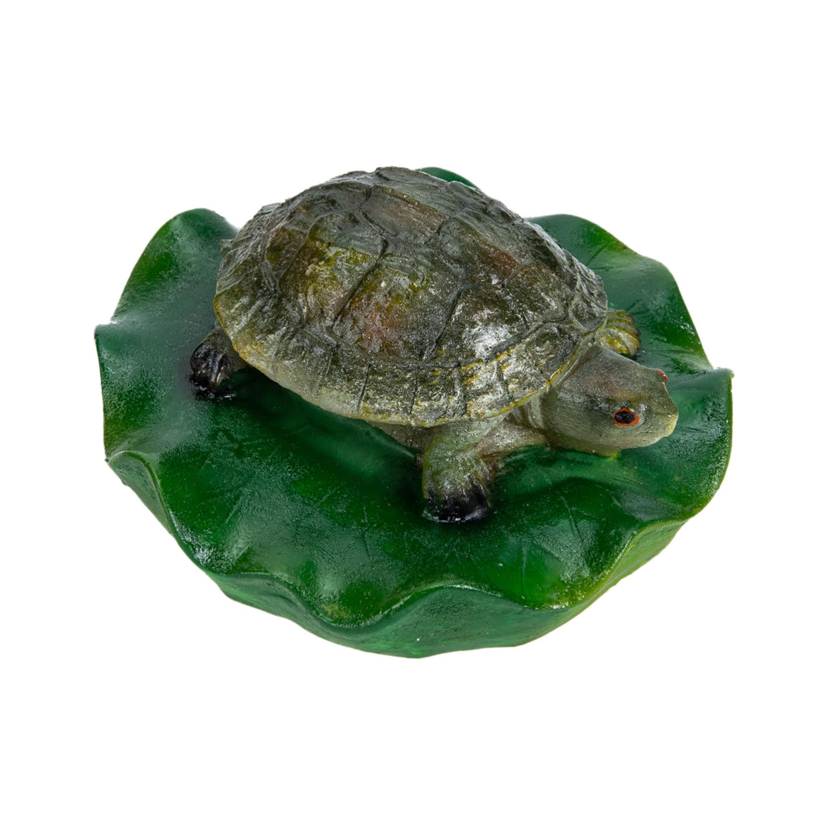 Abaodam 3 Stück Schwimmende Schildkröte Dekofigur Harz Realistische Teichdekoration für Garten und Terrasse Wetterfestes Ornament für Miniteiche und Teichlandschaften als für