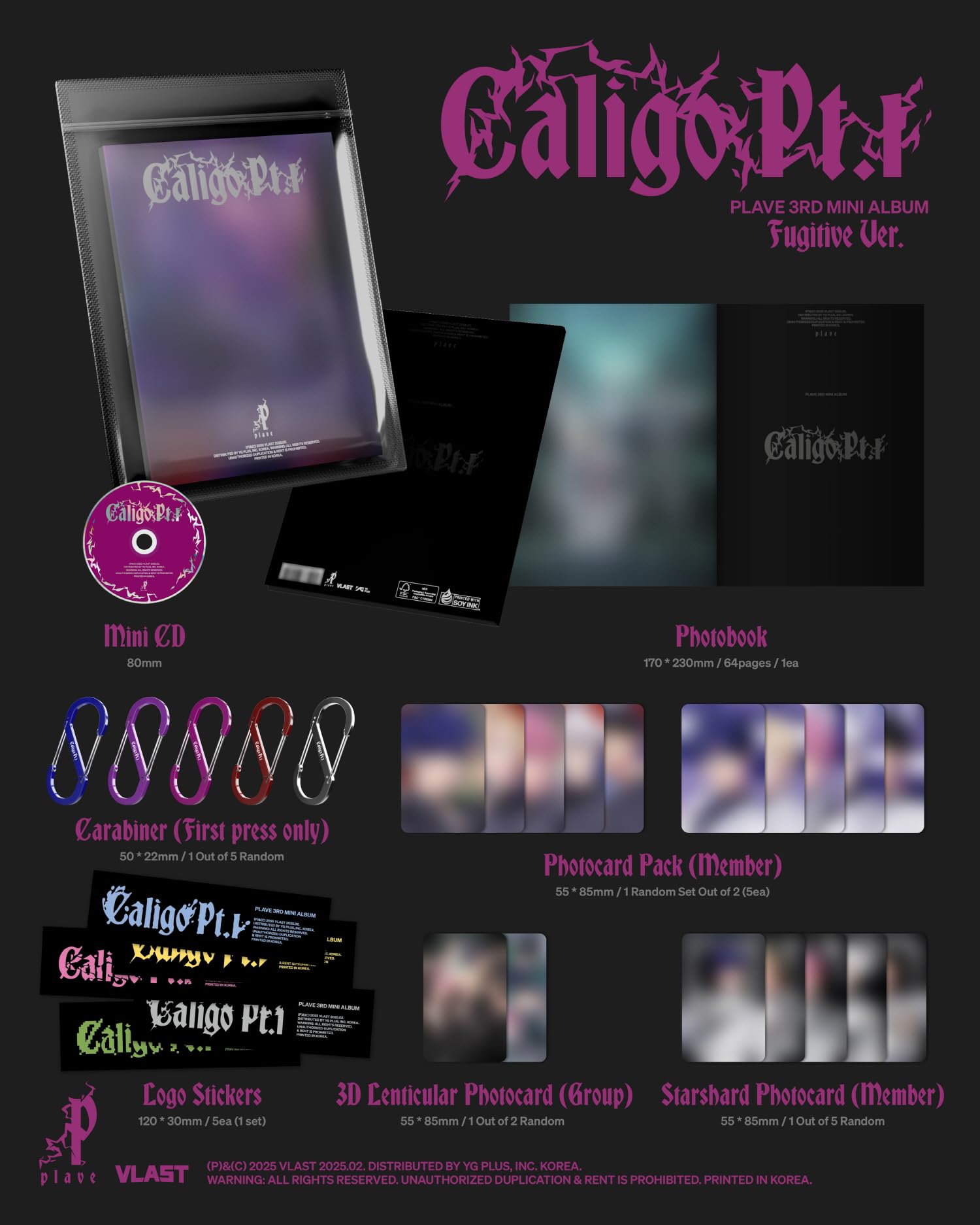 早割 旅行 Amazon.com: Generic with Album Mini 3rd Pt.1 Caligo 