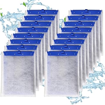 18-Pack Large Replacement Filter Cartridges Compatible with Tetra Whisper Bio-Bag Filters Large Aaquarium Filter Cartridges for Whisper 20i/40i /IQ20/30/45/60 PF20/30/40/60 Power Filters (L-18Pack)