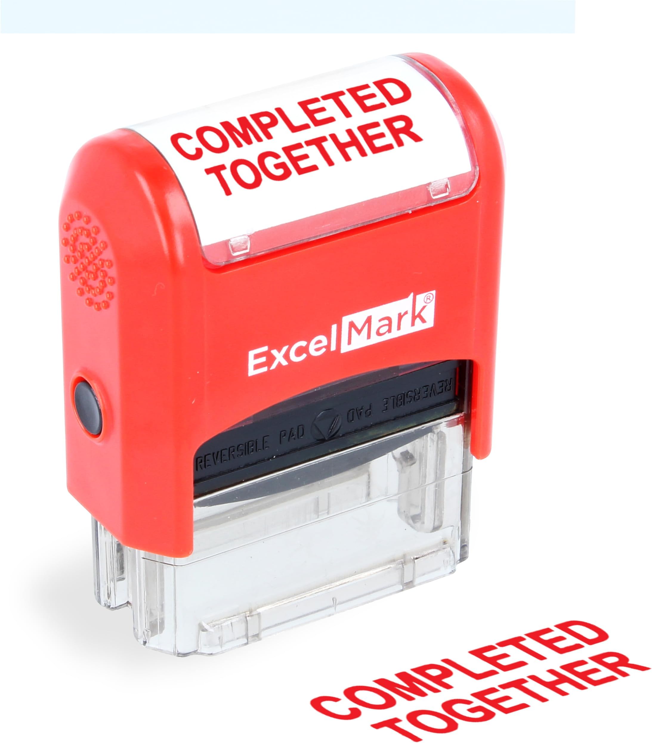 ExcelMark Self-Inking Rubber Teacher Grading Stamp - Completed Together