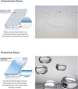 Invisible Shield- Glass Coating & Restorer Pack (10 oz) Cleaner & Glass Treatment for Showers & more