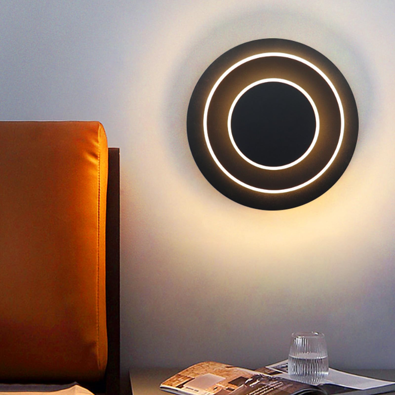 Apliques de pared modernos para iluminar zonas oscuras con luz cálida interior 8