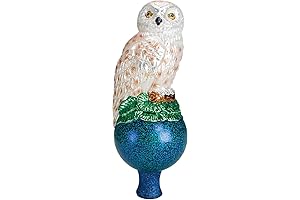White Owl Tree Topper: A Majestic Perch for Your Christmas Tree