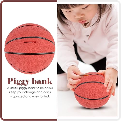 Miniatura 5 de Jaugufiy Balón de fútbol de baloncesto alcancía caja de monedas caja de monedas caja de ahorro de monedas para adultos y niños baloncesto
