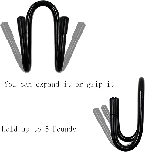 Miniatura 8 de YYST Gancho para colgar bolsos sobre el armario, colgador de barra de armario, colgador de bolso para bufandas, corbatas de hombre, chales de mujer,