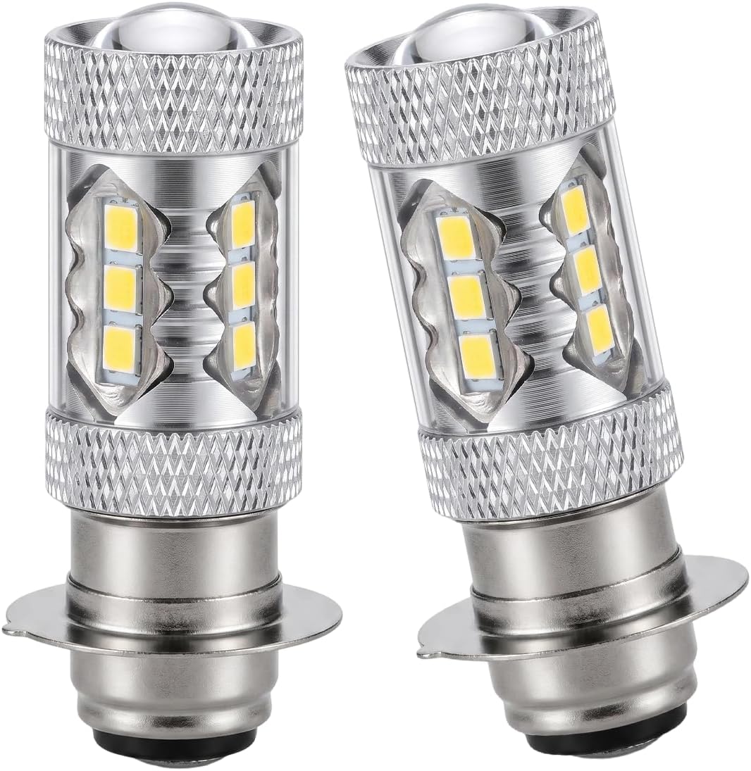 E-riding 80W Super White LED Headlights Bulbs Upgrade - ATVS YFM350 400 450 660 700 Raptor Blaster 200 Banshee 350