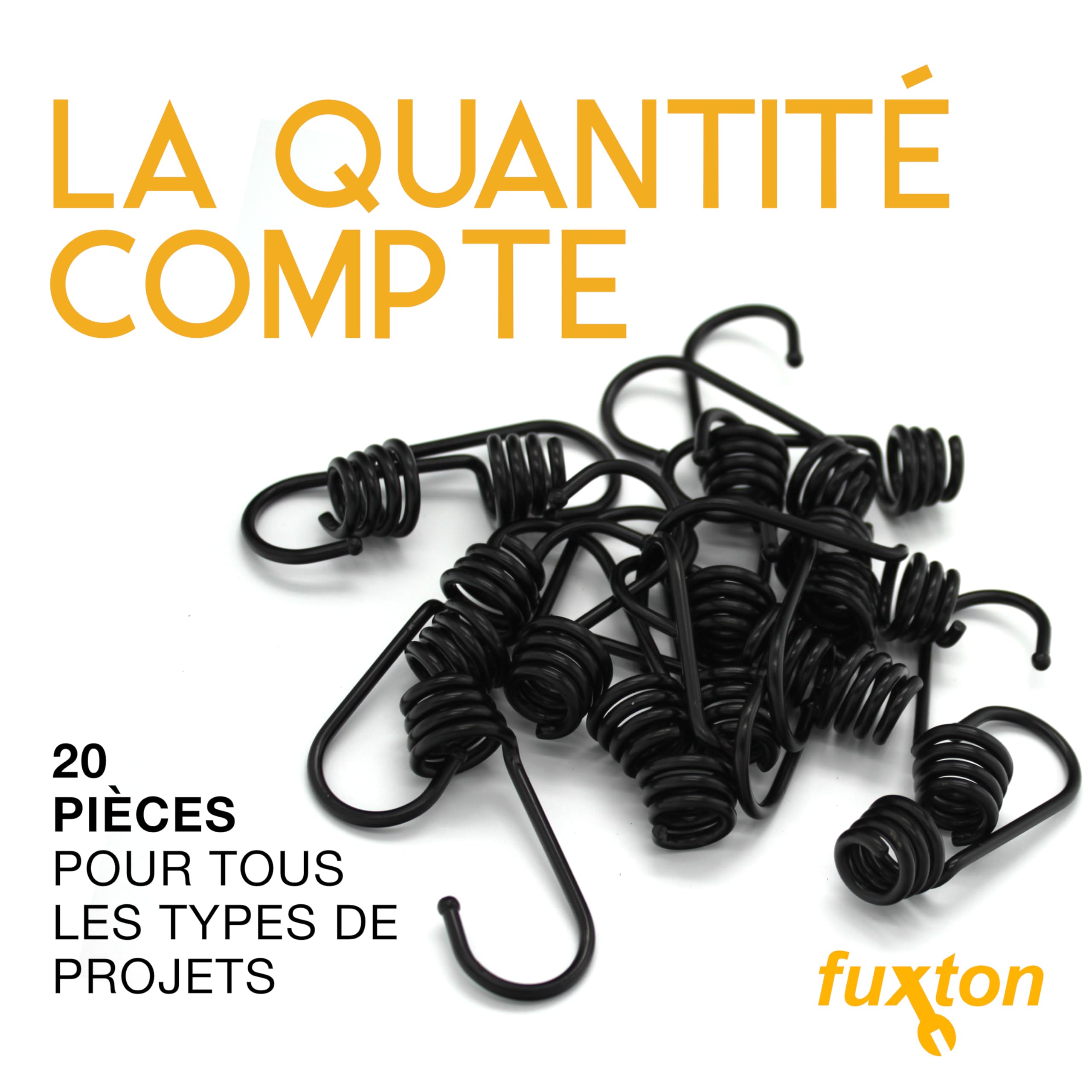 Crochet Remorque Inox Lot De 6 Anneaux En D HENGBIRD - Acier Carbone - Pour Remorques, Camions, Fixation Charges - Avec Vis Fixation Remorque Camion