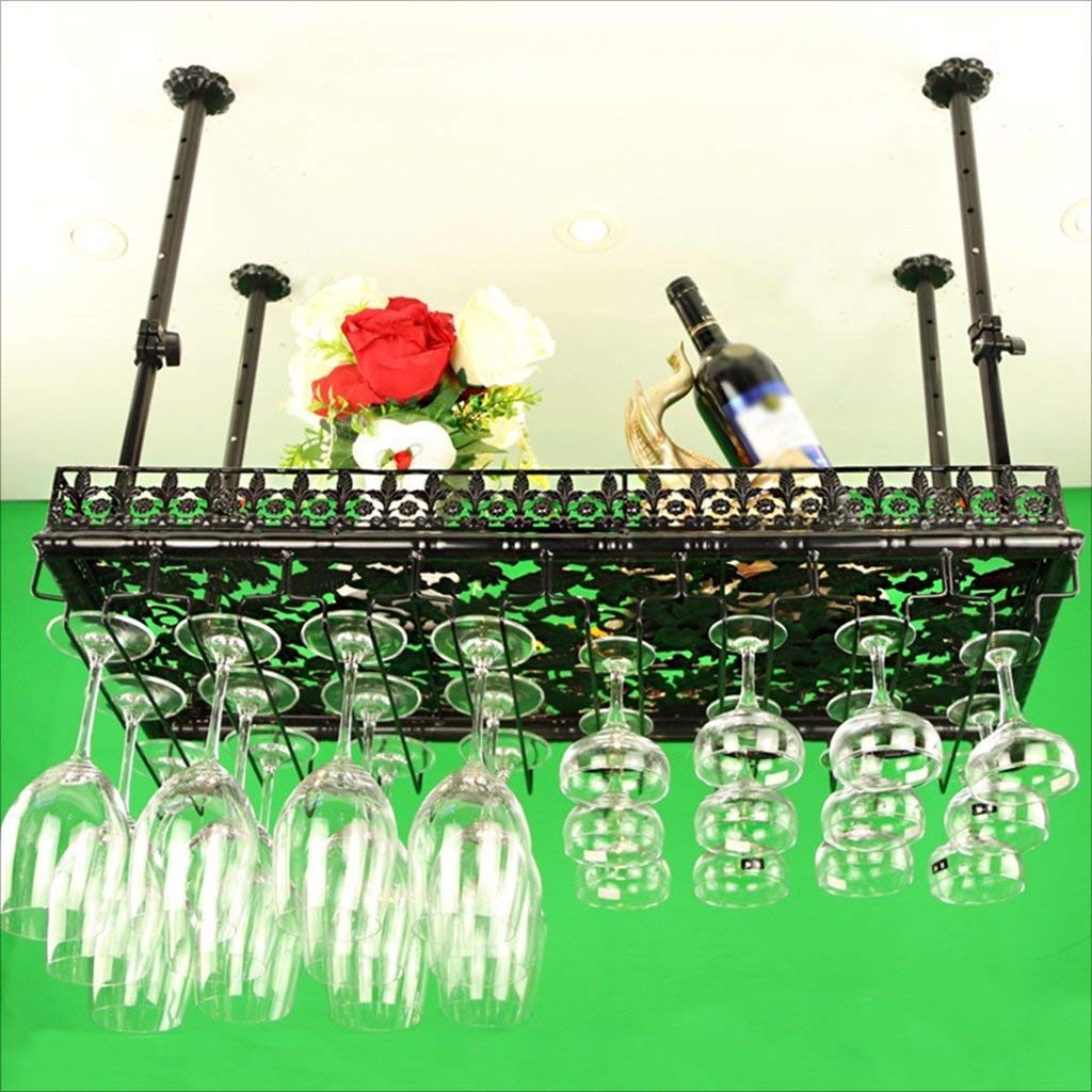 Mostrador de bar estante para vino armario inverso vasos inversos 80x35cm