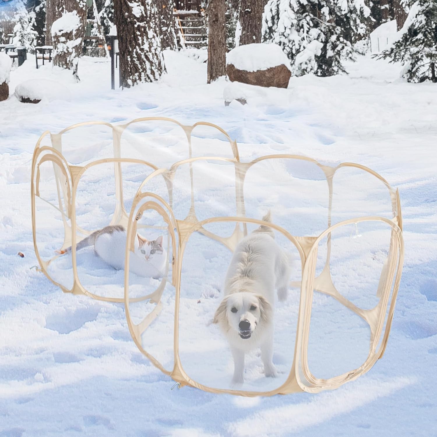 Cold Resistant Cat Playpen PVC Dog Playpen Puppy Playpen