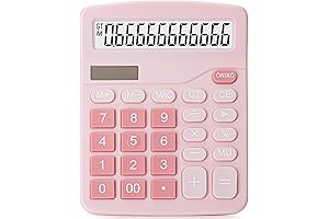 Mr. Pen Pink Calculator: Ultimate Desktop Convenience