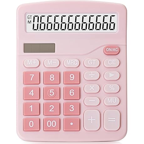 Mr. Pen Pink Calculator: Ultimate Desktop Convenience