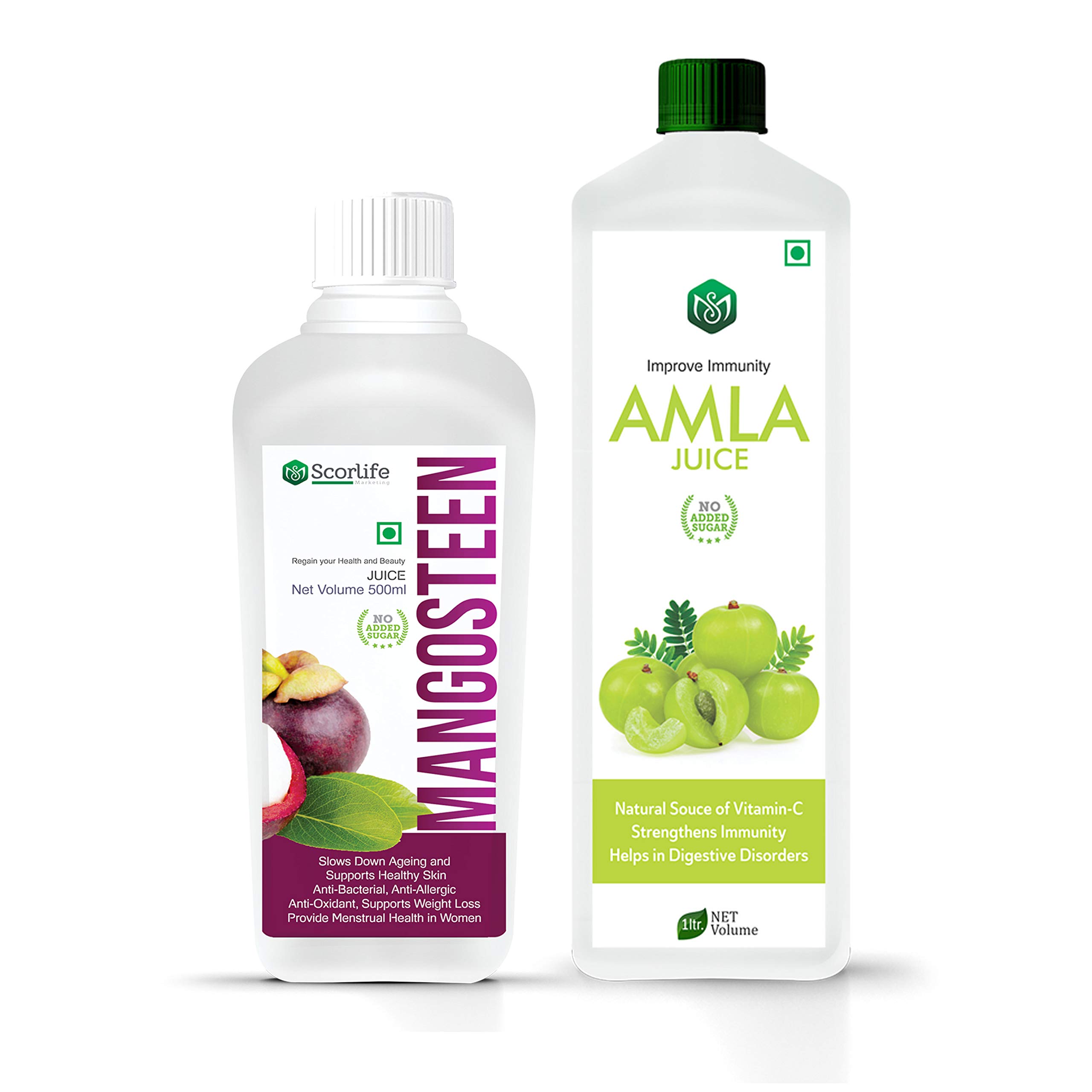 Mangosteen Juice 500ml and Amla Juice 1000ml. (Combo Pack) (B07WJ9DBKZ) Amazon Price History, Amazon Price Tracker